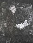 Egon Schiele Portrait of Dr.Franz Martin Haberditzl France oil painting artist